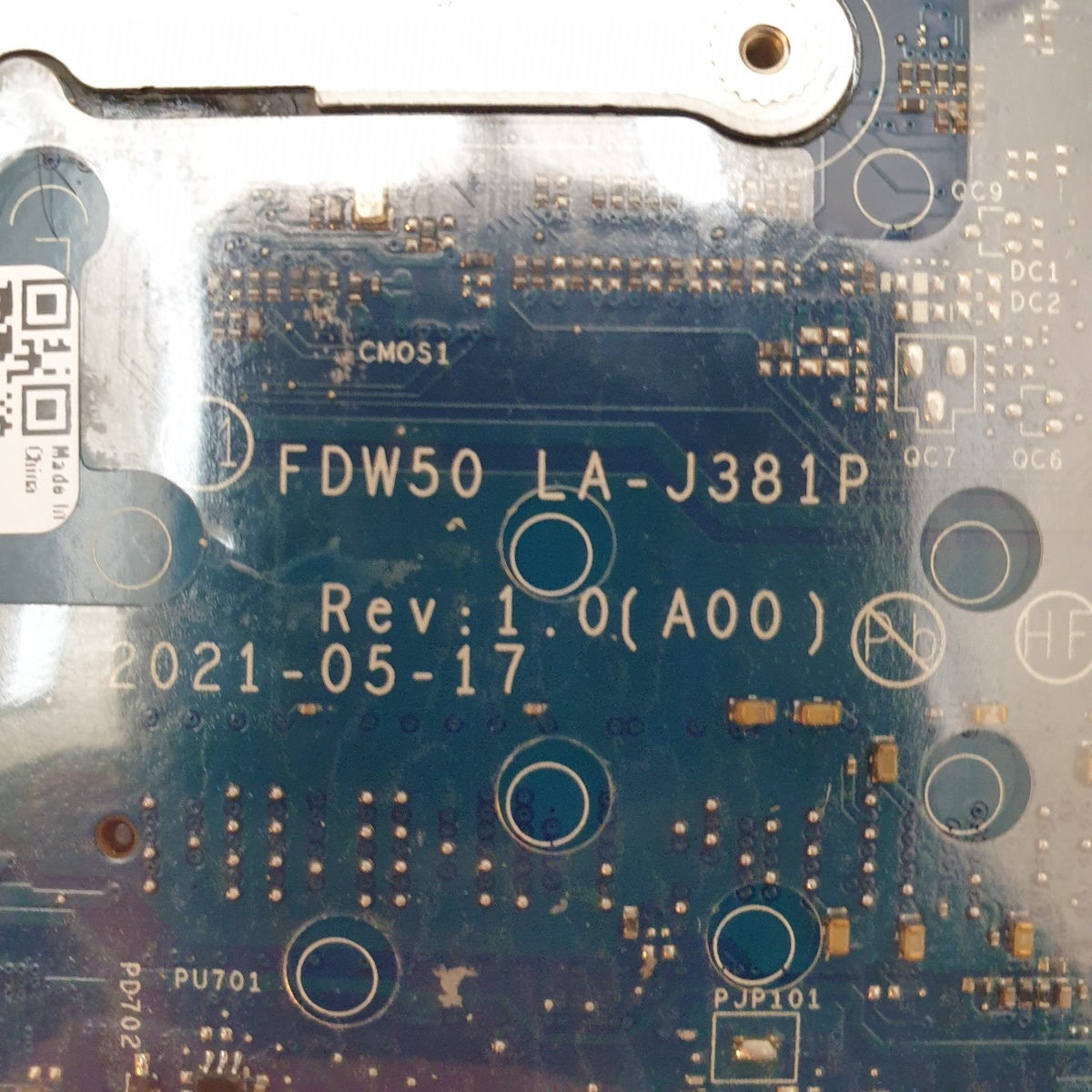 Dell Latitude 5510 Mainboard CPU 10310U Core i5 Motherboard Hauptplatine