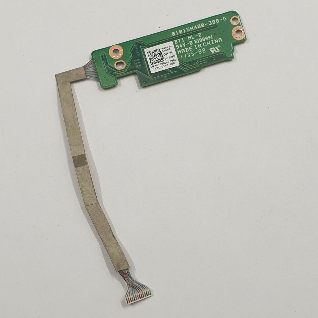 Dell Precision M4600 Media Button Platine Control Board mit Kabel