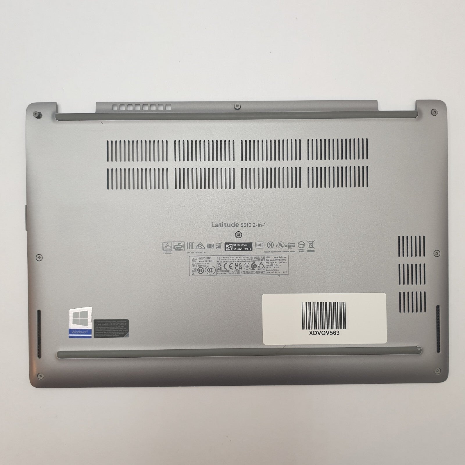 Dell Latitude 5310 2 in 1 Gehäuse Unterschale Bottom Base Cover Case