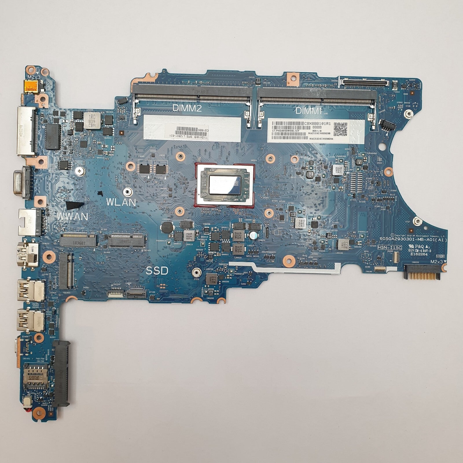 HP ProBook 645 G4 Mainboard Motherboard AMD Ryzen 3 Systemboard