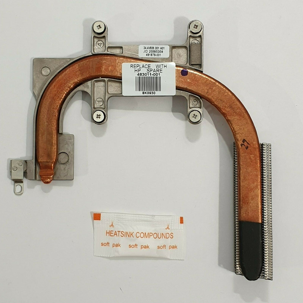 HP EliteBook 6930p Kühler Heatsink Heatpipe Kühlkörper