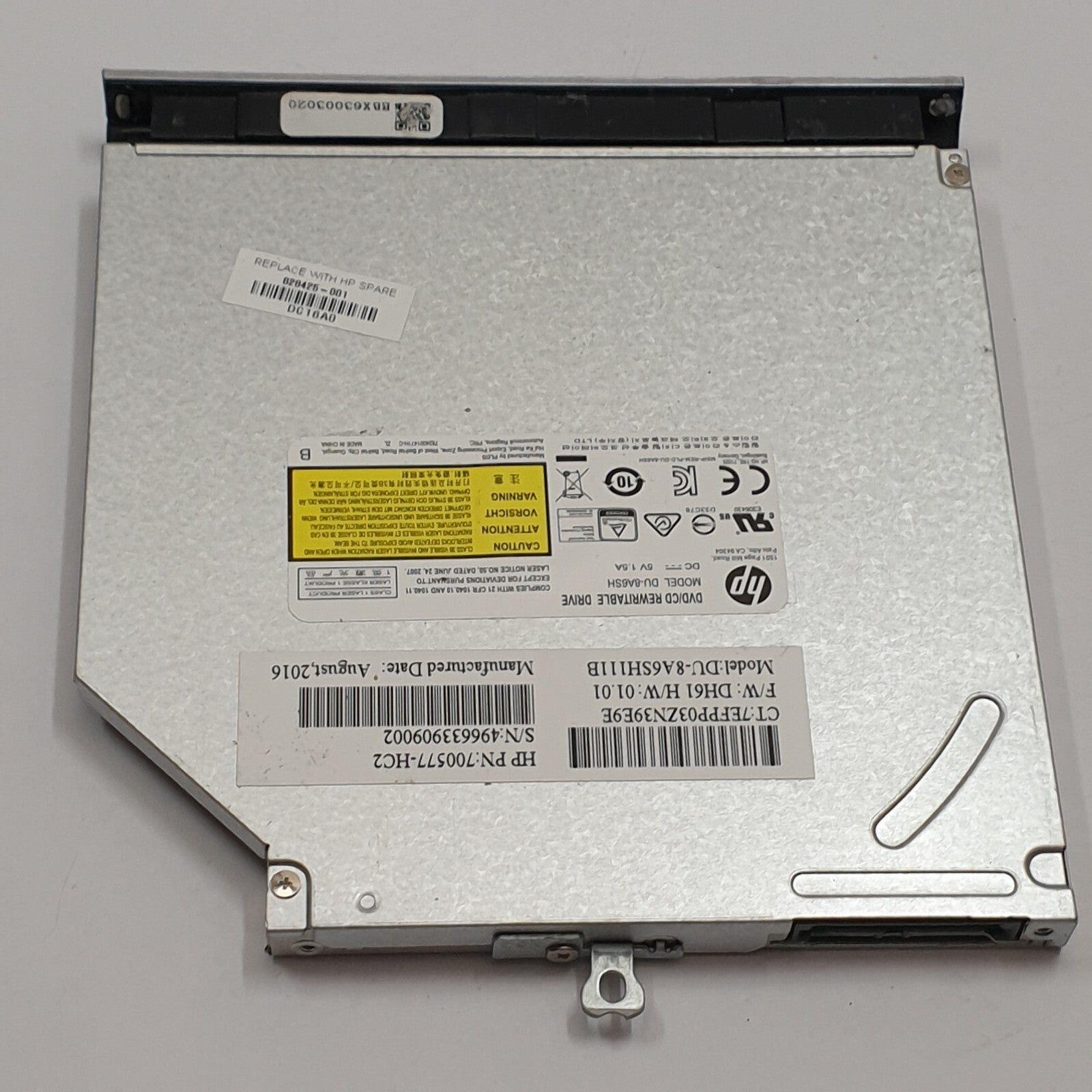 HP ProBook 450 G3 DVD Laufwerk Brenner CD DVD RW Writer Optisches Laufwerk – Bild 2