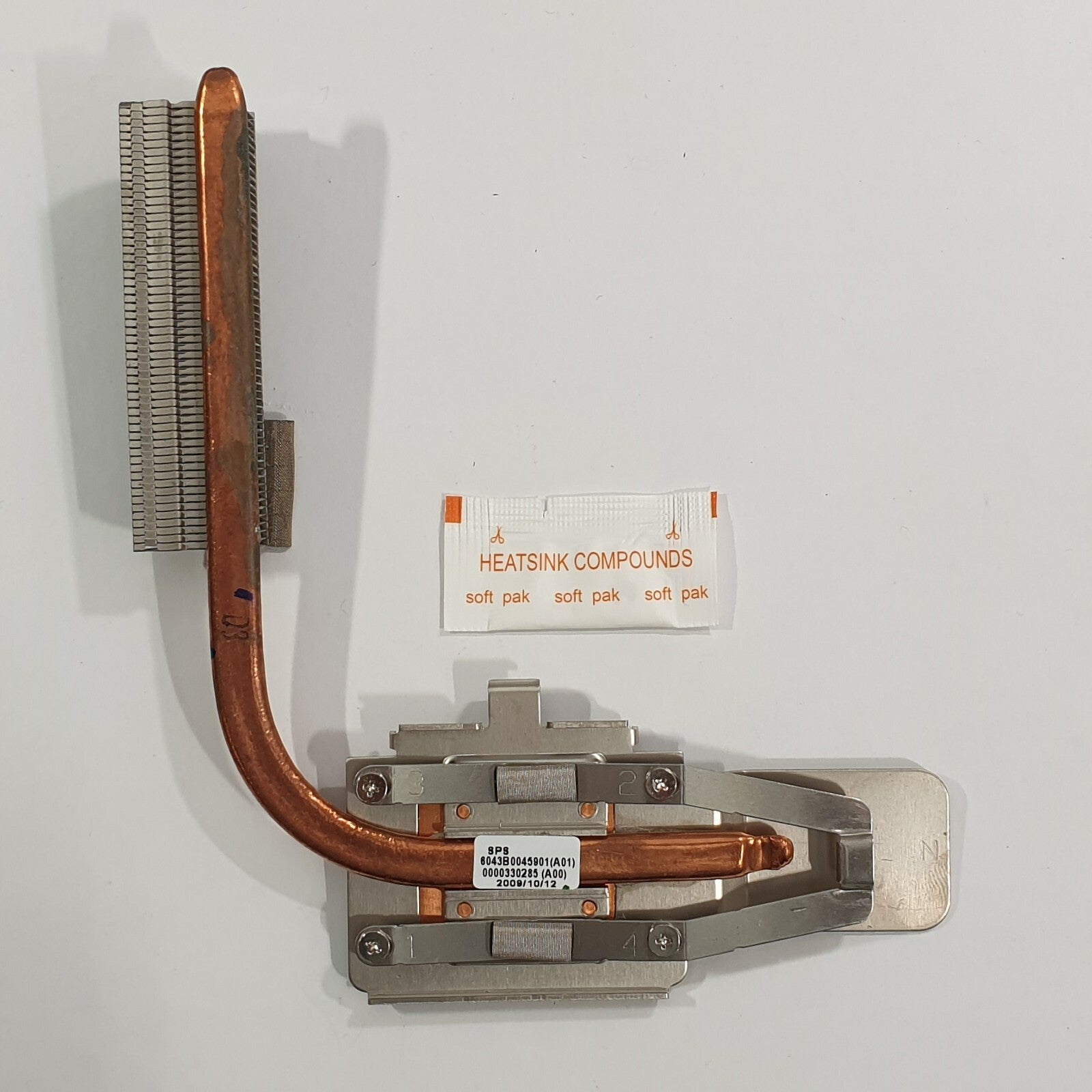 HP EliteBook 8730w Kühlerkörper Wärmeleitpaste Cooler Heatsink