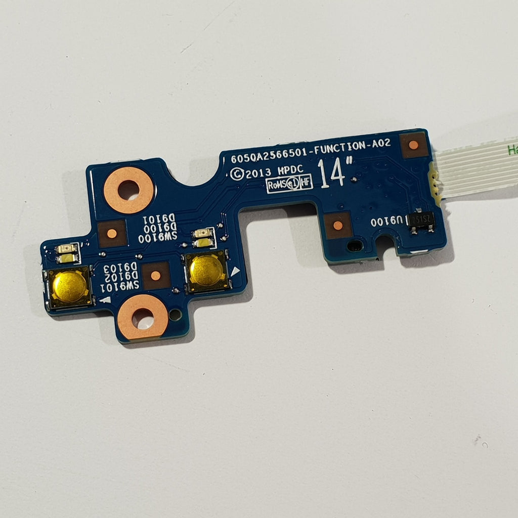 HP ProBook 640 G1 Media Button Platine Schalter Board