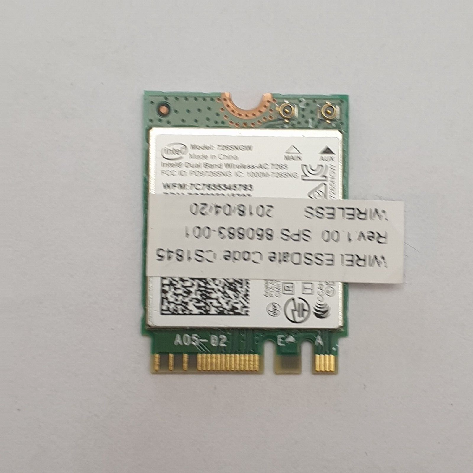 HP EliteBook 745 G4 WLAN Karte Intel Dual Band Wireless AC 7265 Netzwerkkarte