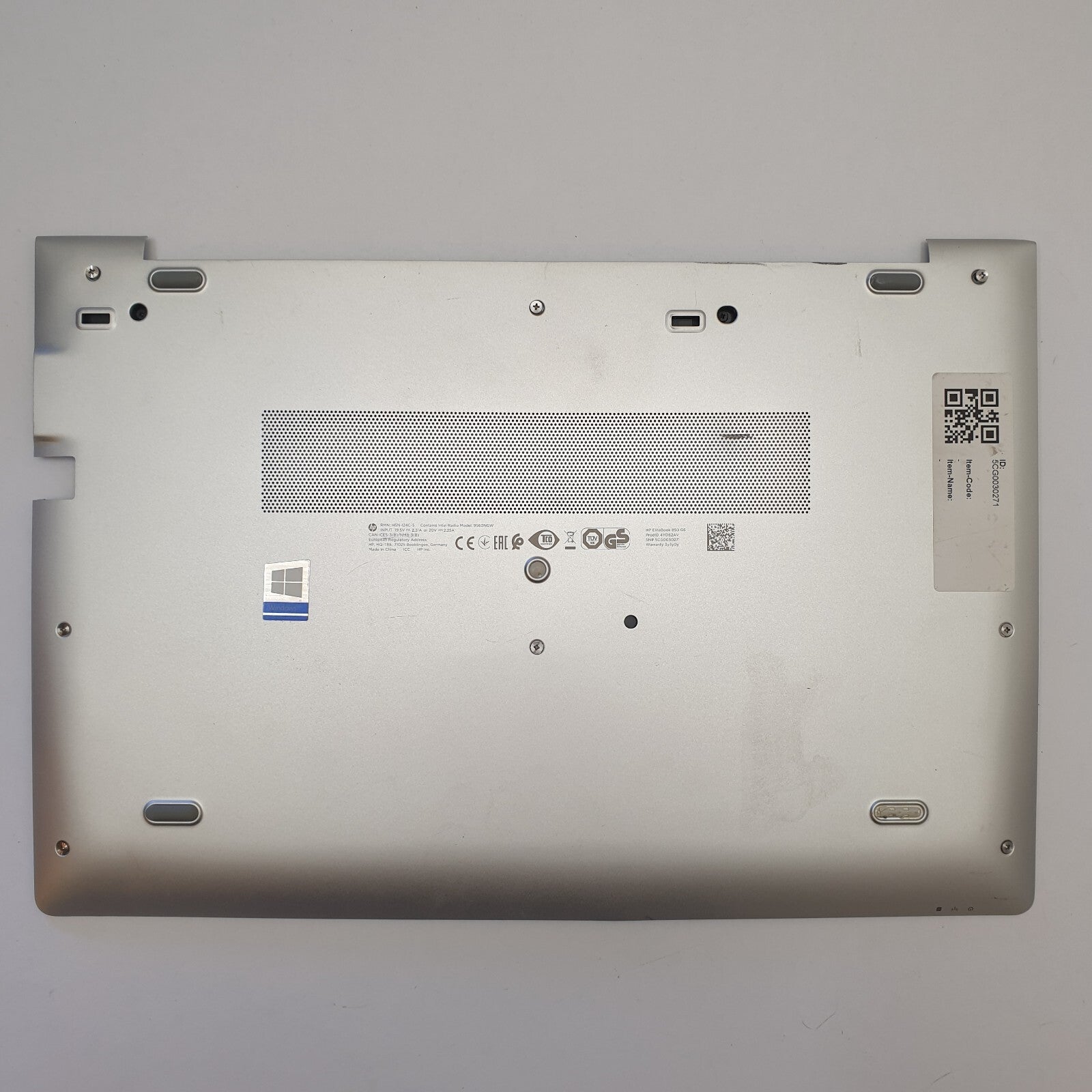 HP EliteBook 850 G6 Gehäuse Unterschale Unterteil Bottom Base Cover
