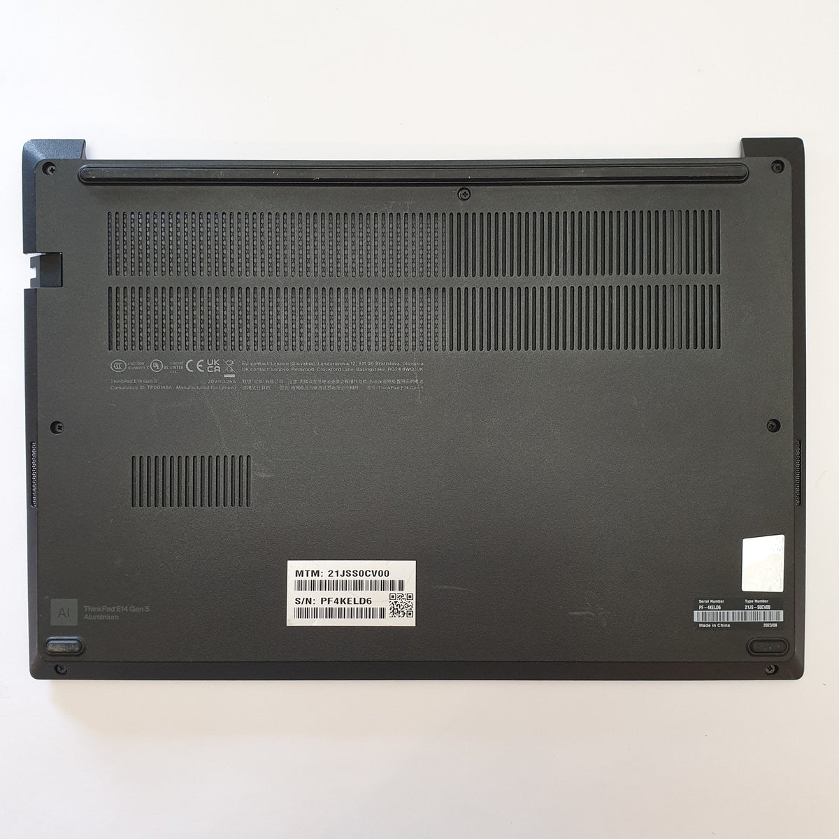 Lenovo ThinkPad E14 Gen 5 Gehäuse Unterschale Unterteil Bottom Base Cover Case