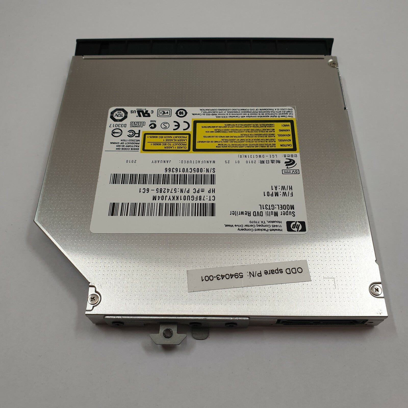 HP EliteBook 8440p DVD Laufwerk Super Multi DVD Rewriter GT31L – Bild 2