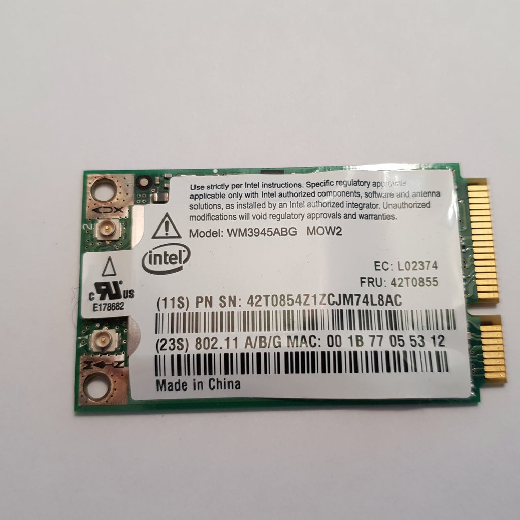Lenovo ThinkPad T60 WWAN Karte 3G Lenovo ThinkPad T60 Intel WM3945ABG WLAN Karte