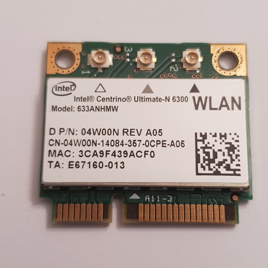 Dell Latitude E6230 WLAN Karte WIFI Intel Centrino Ultimate-N 6300 633ANHMW WLAN