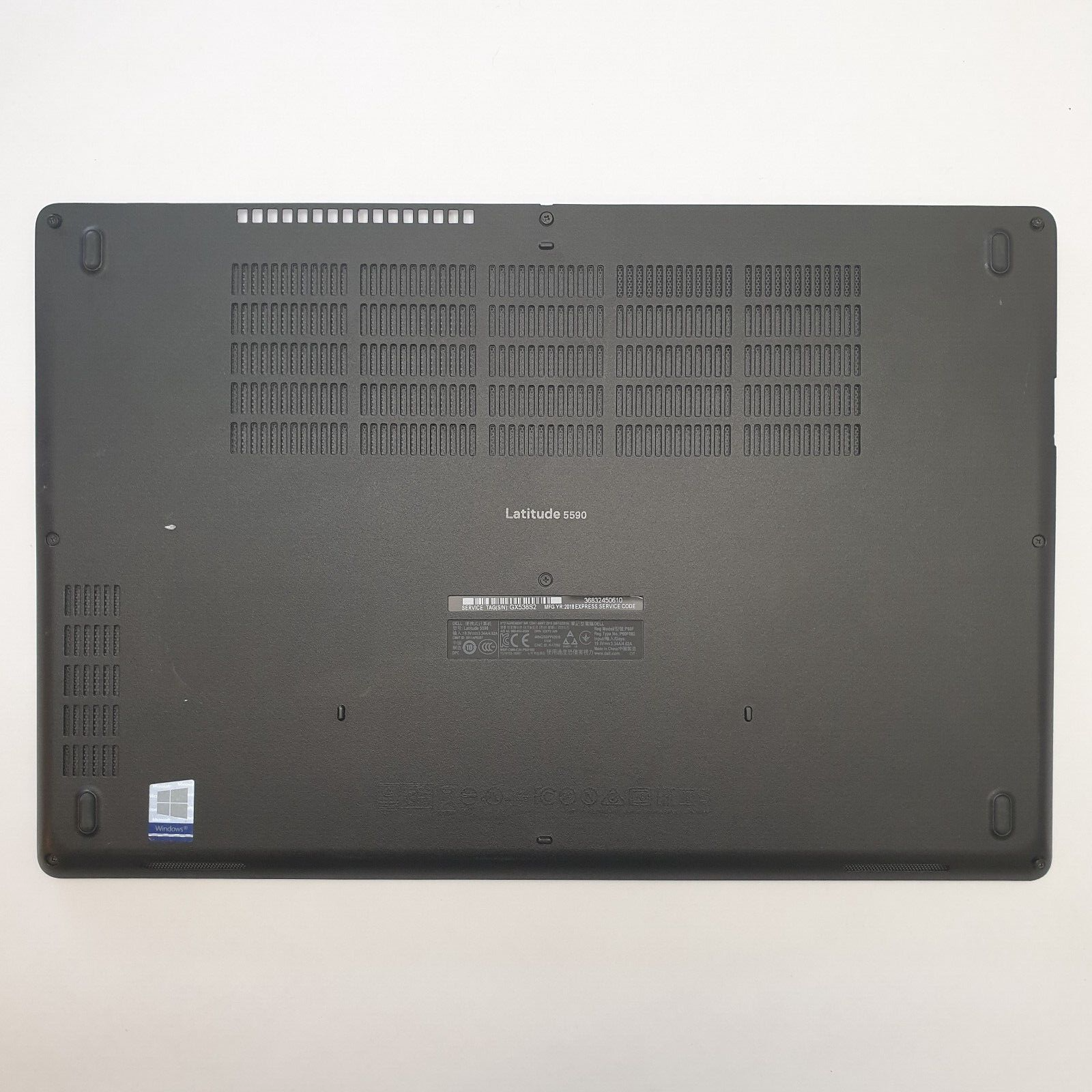 Dell Latitude 5590 Gehäuse Unterschale Unterteil Bottom Base Cover Ersatzteil