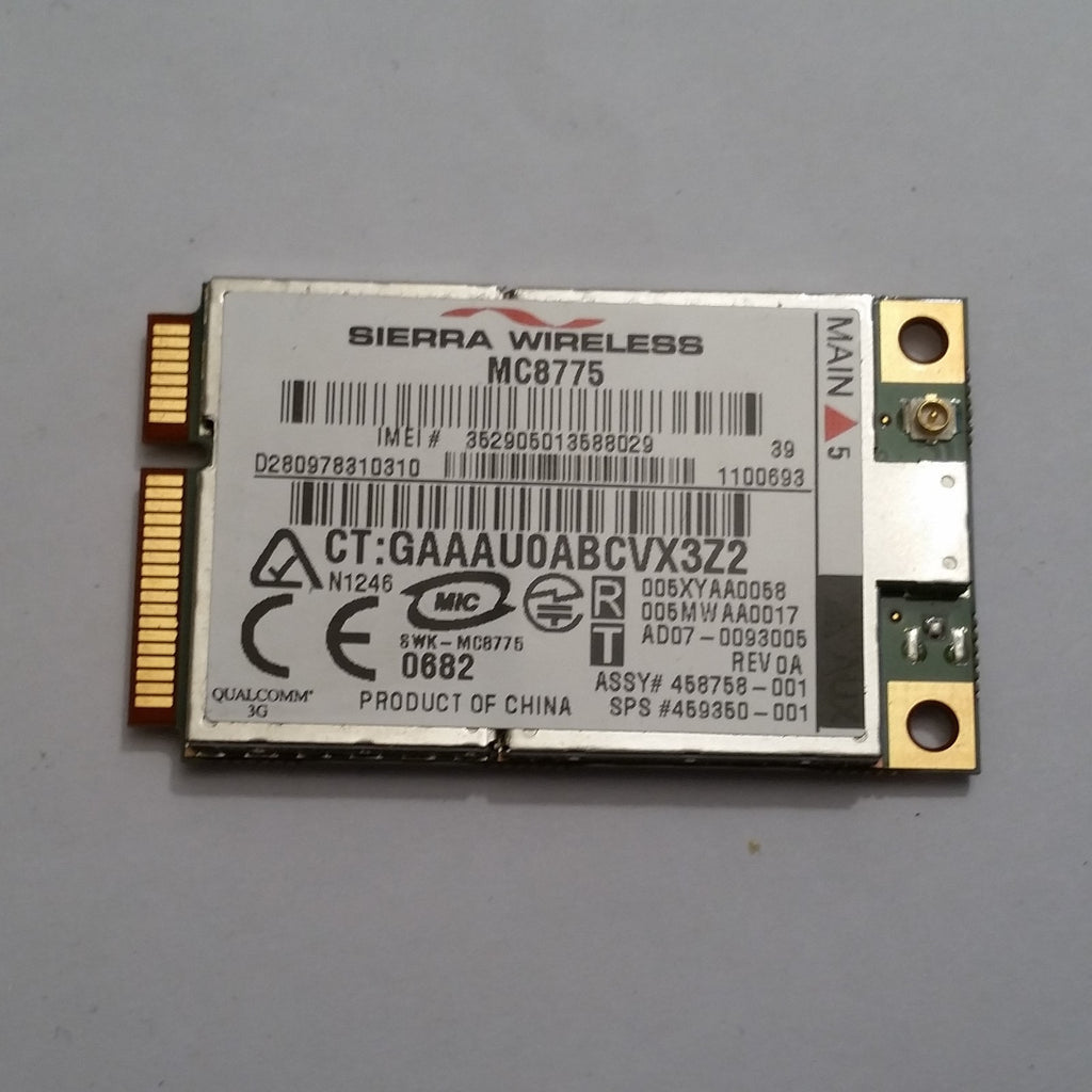 HP Compaq 2510p WWAN Karte MC8775 HP Compaq 2510p Sierra Wireless MC8775 3G WWAN