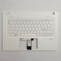 Acer Aspire V3-373 Handauflage Tastatur Nordic QWERTY Palmrest Keyboard Weiß