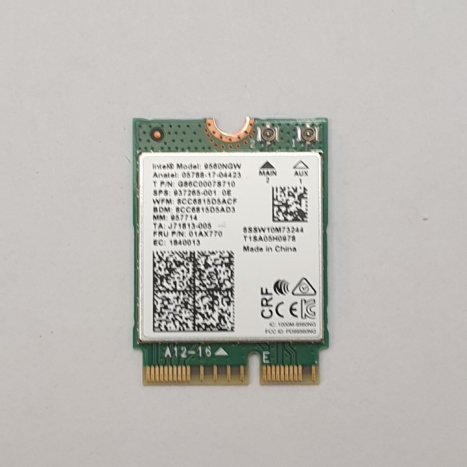 Fujitsu Lifebook U939 WLAN Karte Wifi Intel 9560NGW 01AX770