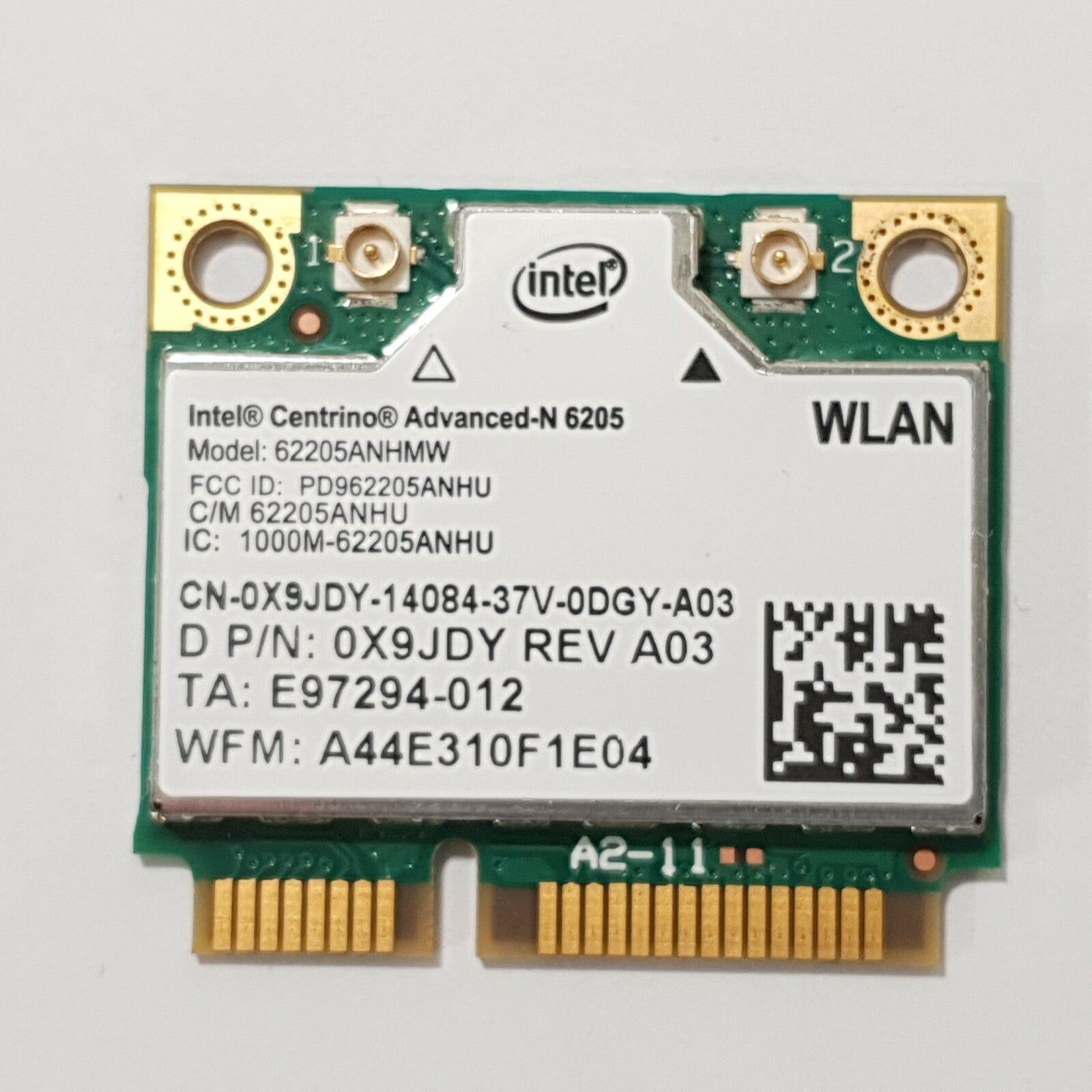 Dell Latitude E6230 WLAN Karte WIFI Intel Centrino Advanced-N 6205 WLAN Karte