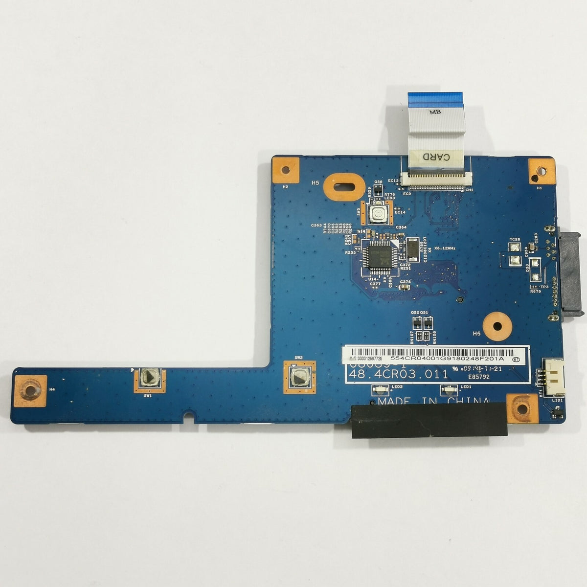 Acer Aspire 8510T HDD Adapter Board SATA Connector Platine Card Reader