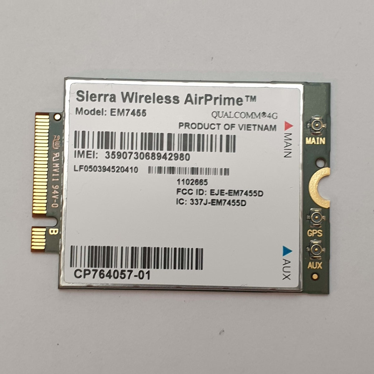 Fujitsu LifeBook U7310 Sierra Wireless AirPrime 4G LTE WWAN Modul Karte