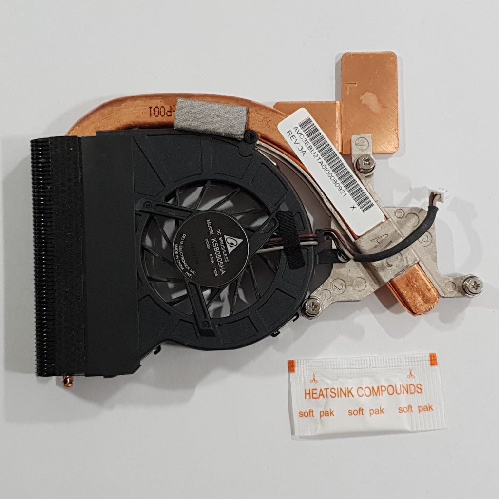 Toshiba Portege M800 Lüfter Kühler Heatsink mit Wärmeleitpaste