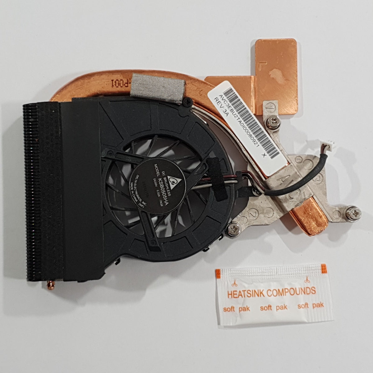Toshiba Portege M800 Lüfter Kühler Heatsink mit Wärmeleitpaste
