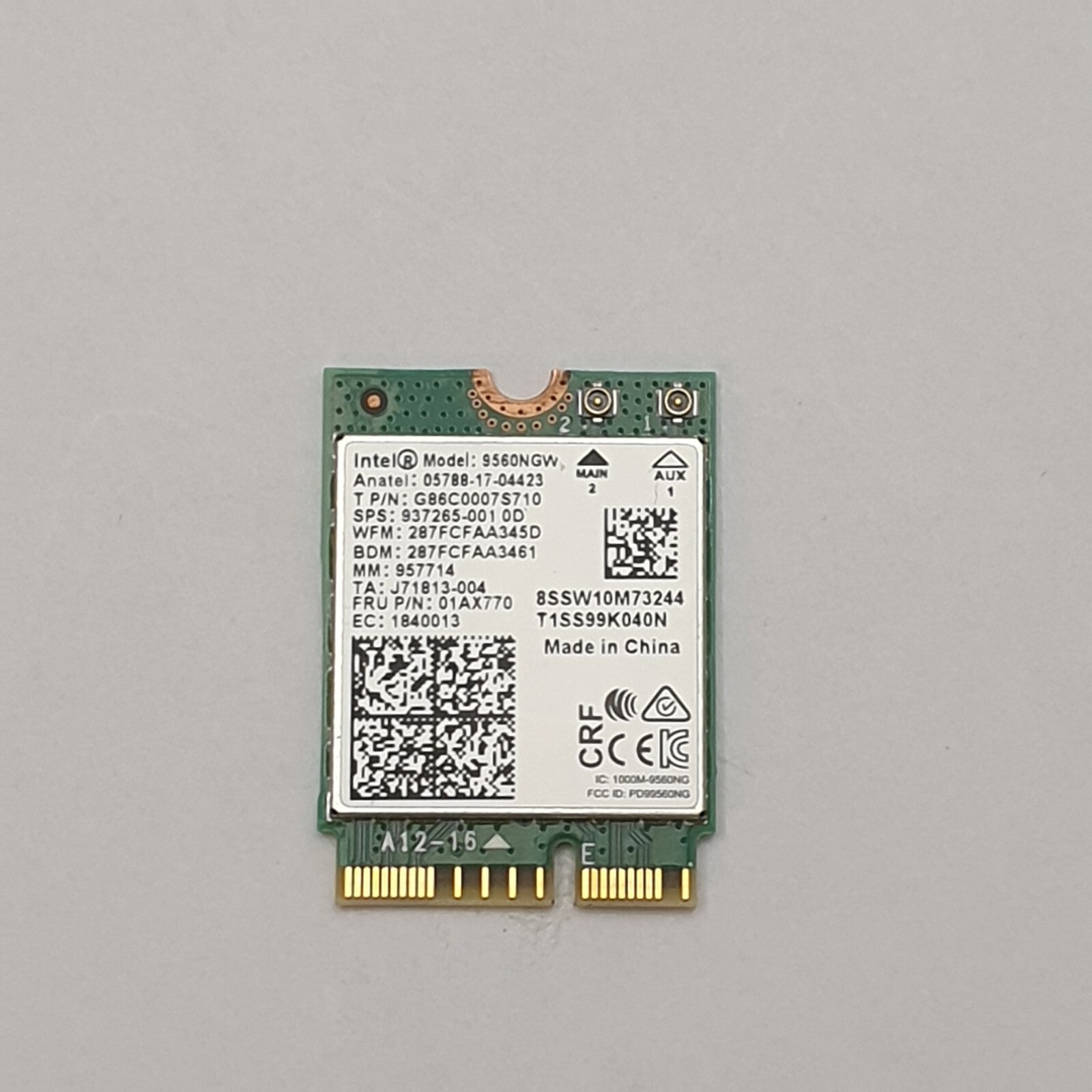 Intel WLAN Karte für Lenovo Thinkpad L13 G1 Gen 1