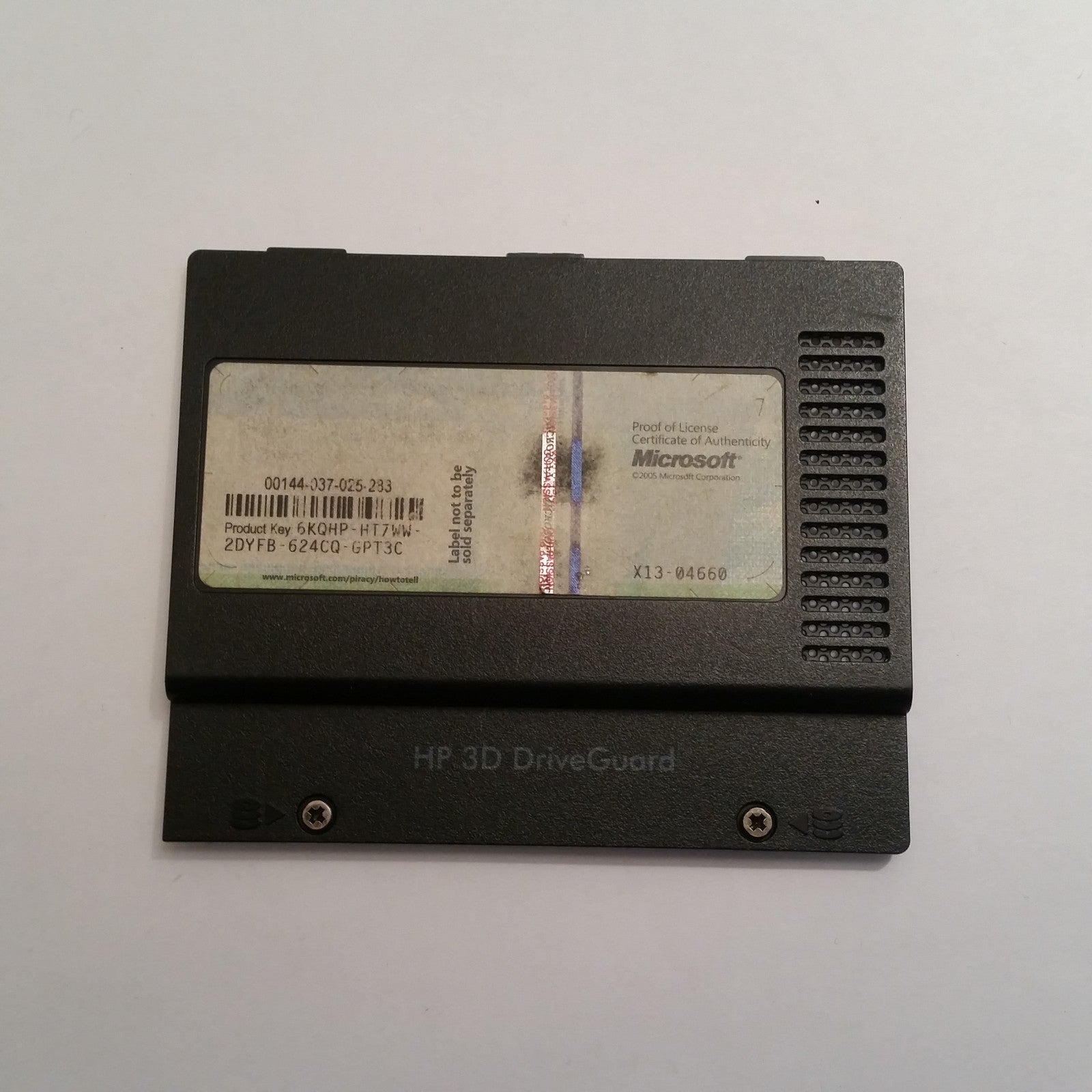HP Compaq 2510p Festplatten Abdeckung HDD Caddy Cover HDD Schacht