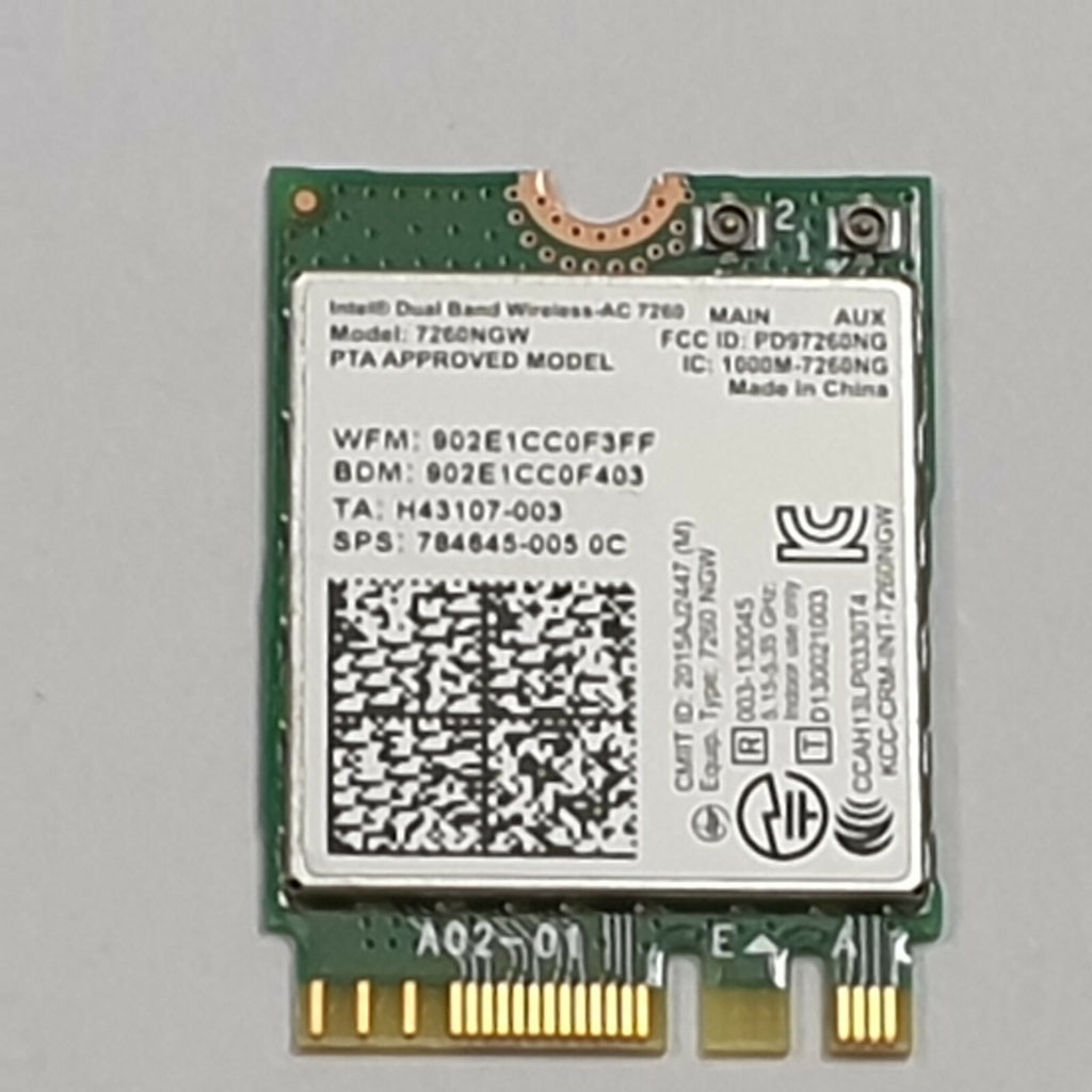 HP Chromebook 14 G4 WLAN Karte Intel 7260NGW Wireless AC WiFi Modul