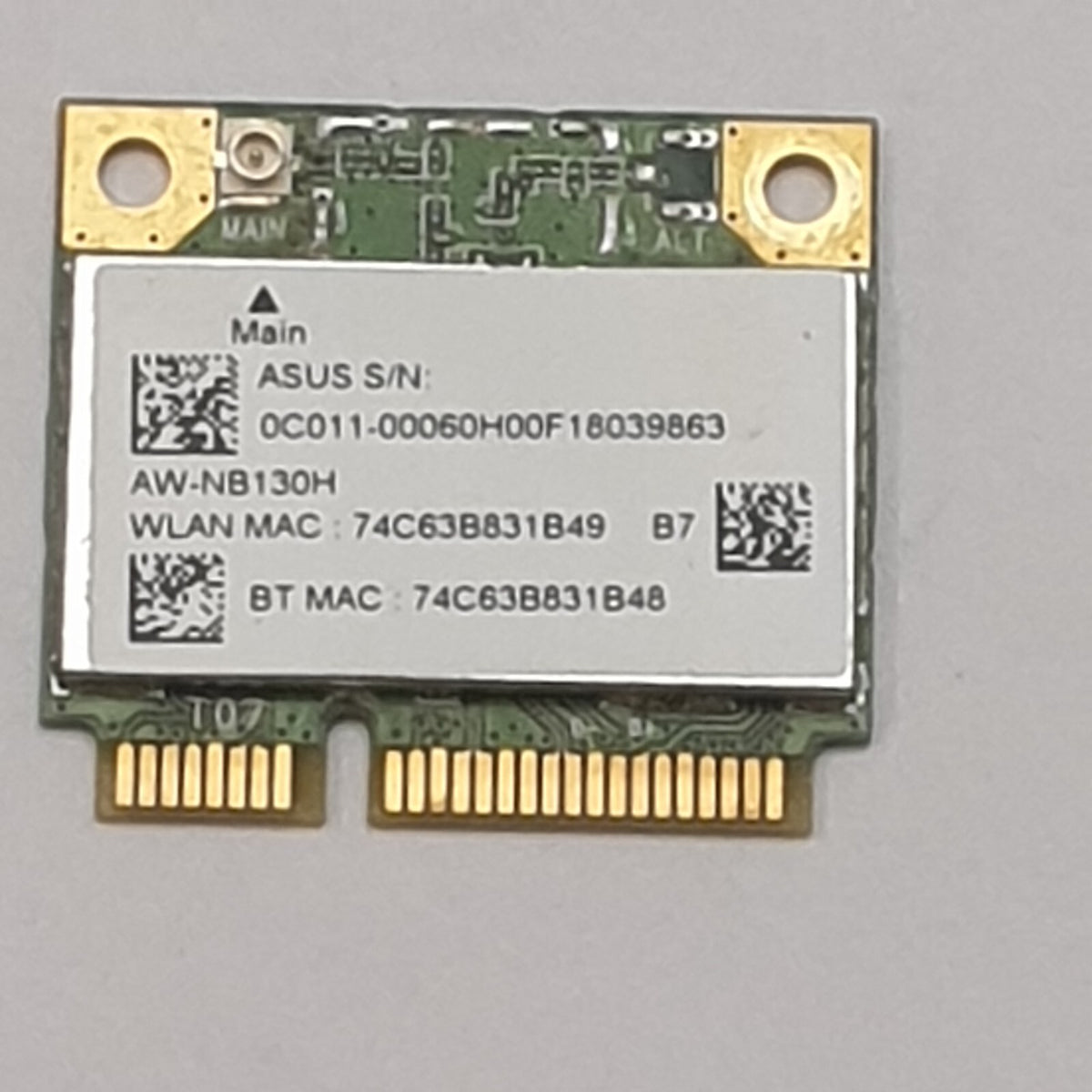 Asus X540S WLAN Karte Wifi Card AW NB130H QCWB335 Wireless Modul