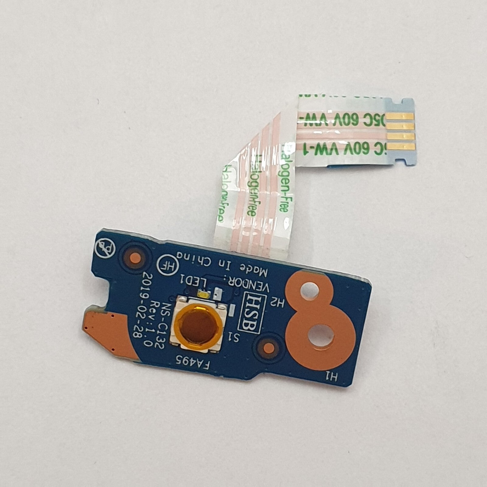 Lenovo Thinkpad T495 Powerbutton Einschaltknopf Platine Power Button Board