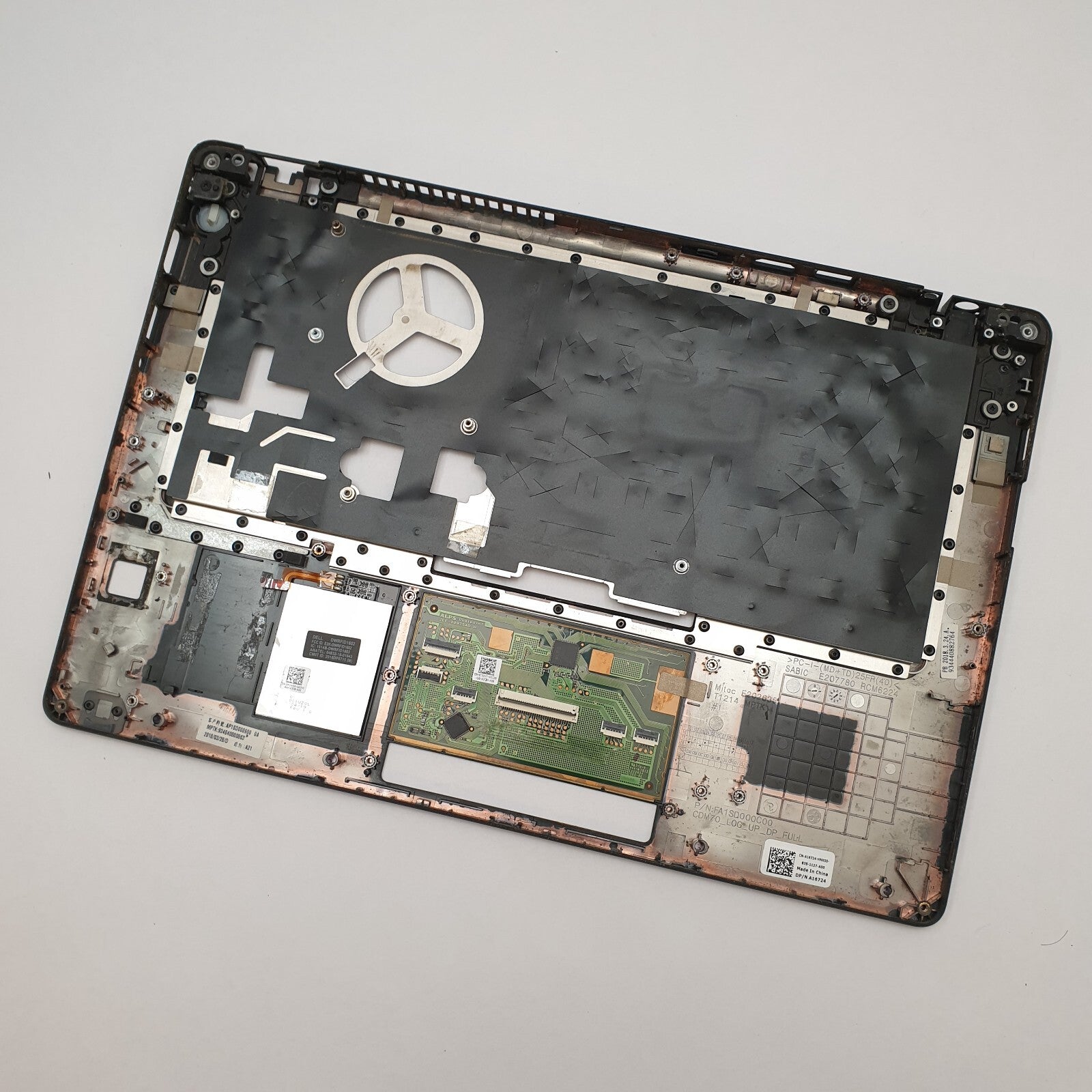 Dell Latitude 5480 Handauflage Palmrest Oberseite Gehäuse Touchpad – Bild 2