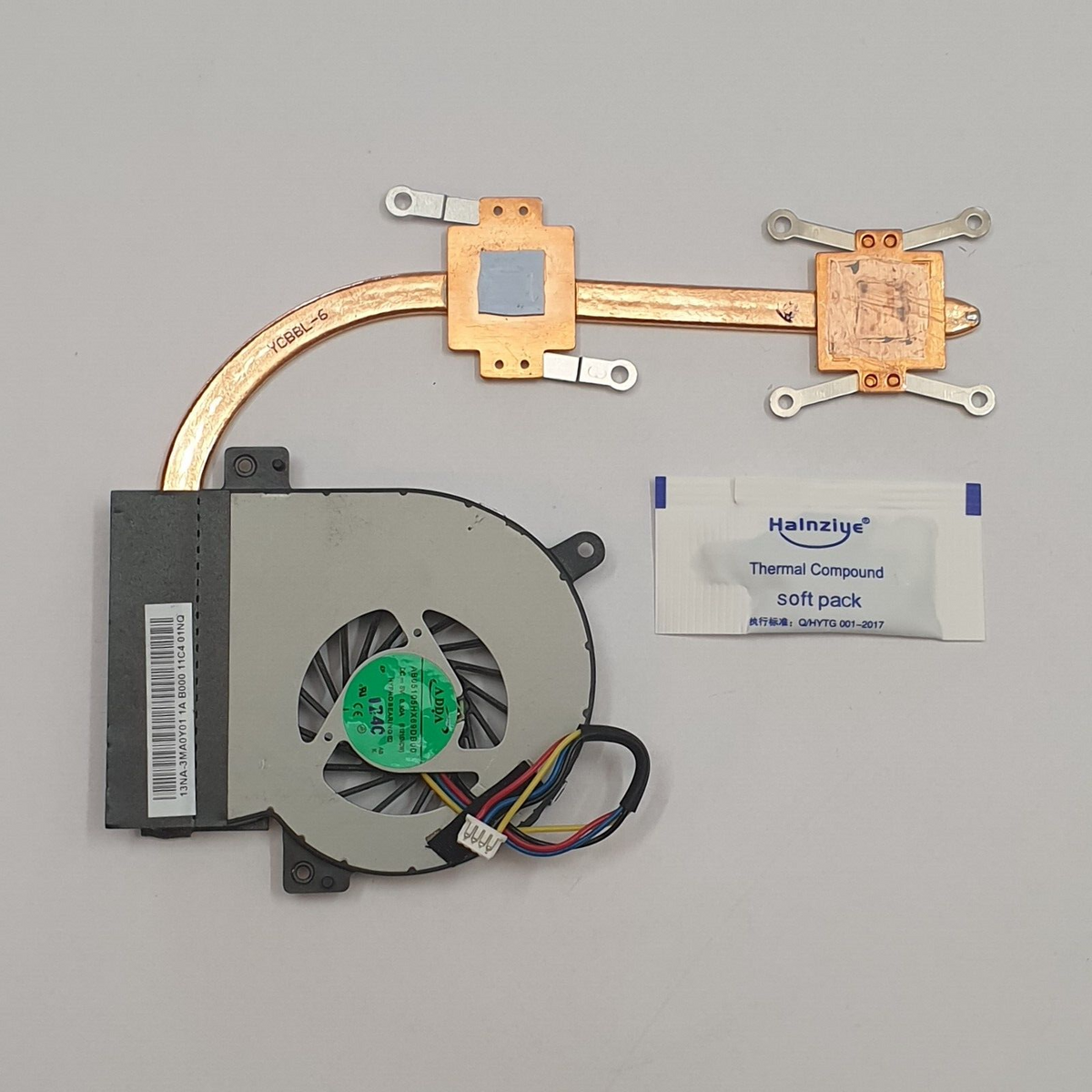 Asus Eee PC 1225B Kühler Heatsink mit Lüfter Fan und Wärmeleitpaste