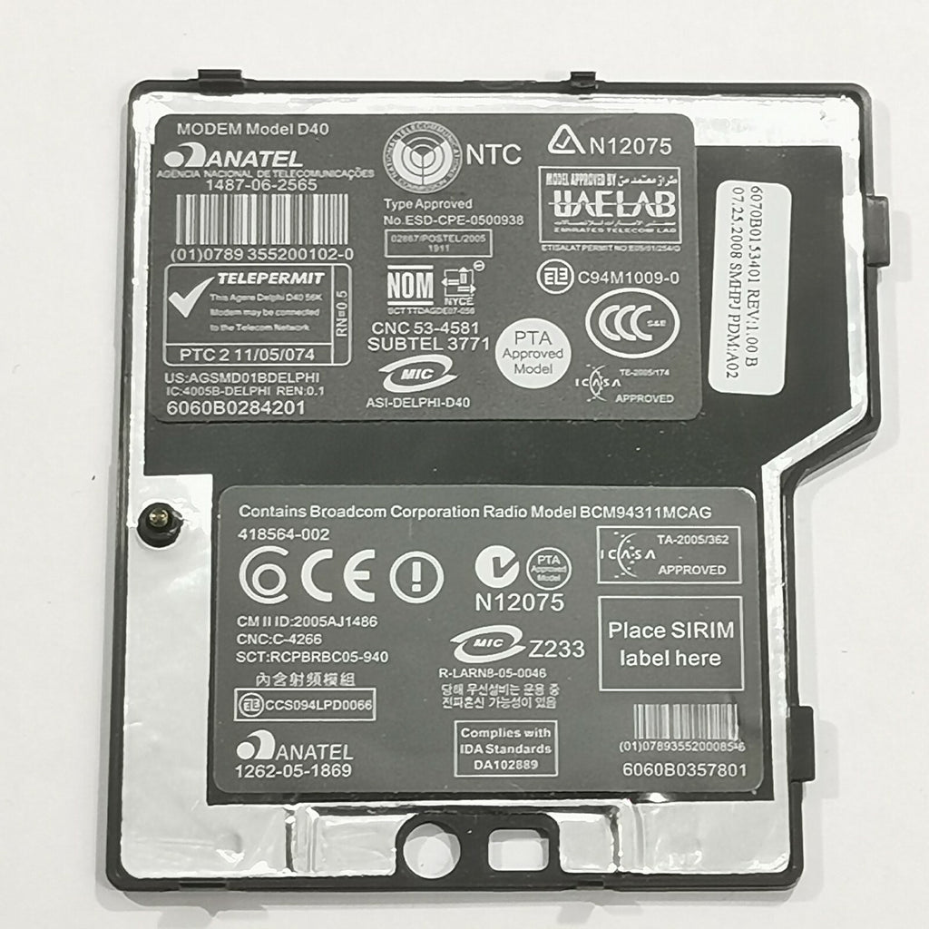 HP Compaq 6510b Modem WLAN Modul Karte Broadcom BCM94311MCAG – Bild 2