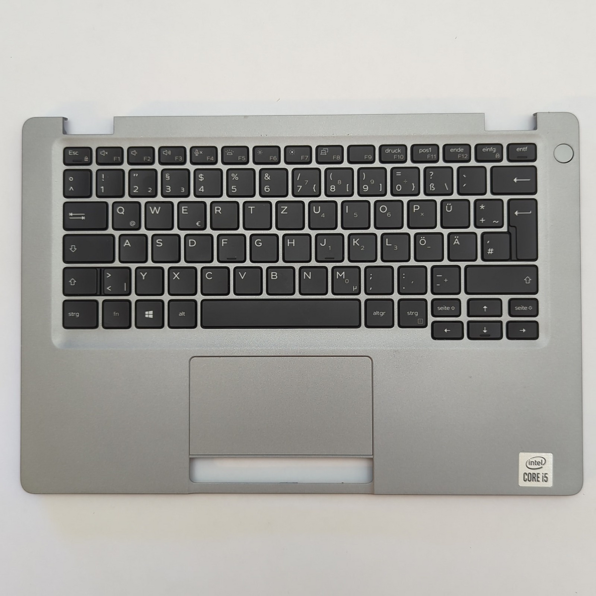 Dell Latitude 5310 Handauflage Tastatur Deutsch QWERTZ Palmrest Grau Backlit
