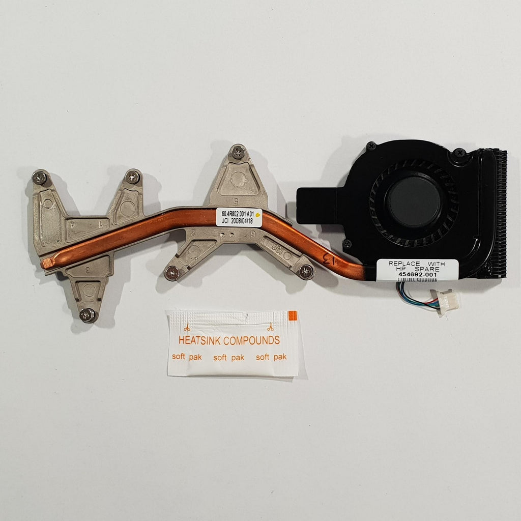 HP Compaq 2710p Kühler Heatsink Lüfter Fan mit Wärmeleitpaste