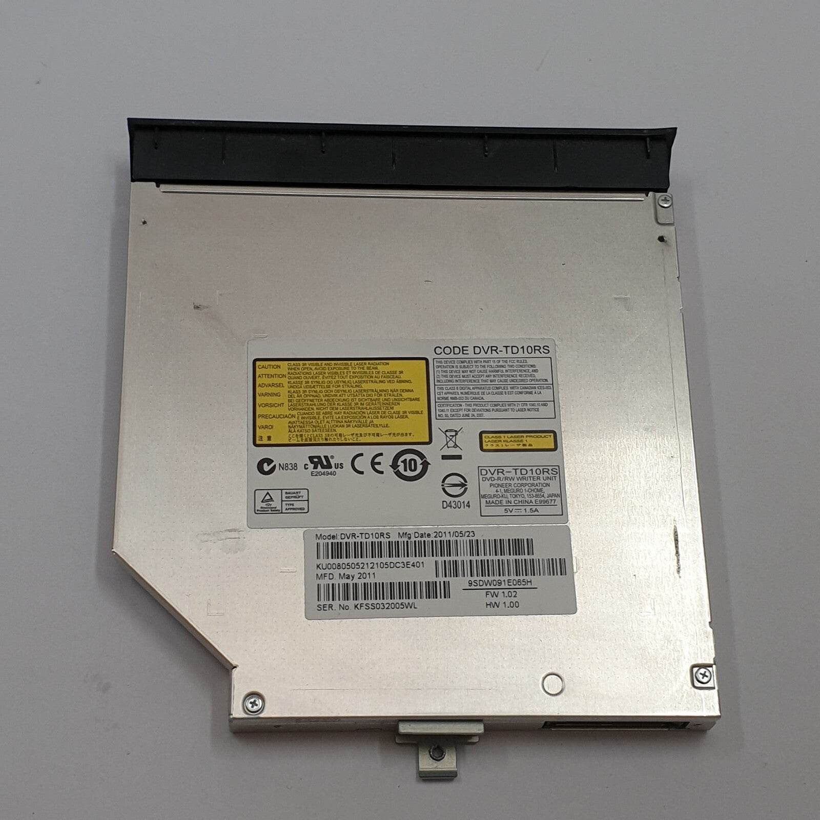 Packard Bell EasyNote TS44-HR DVD Laufwerk Brenner DVD-RW DVR-TD10RS – Bild 2
