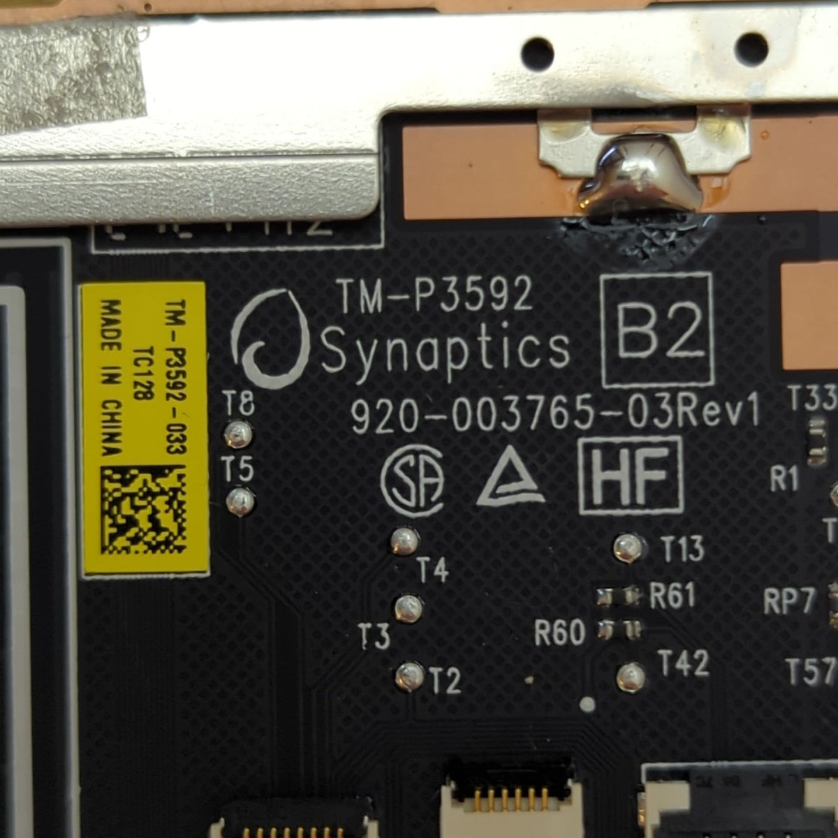 HP EliteBook 845 G8 Touchpad Trackpad Modul Platine