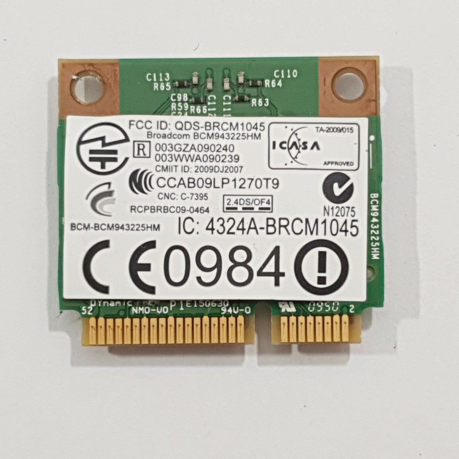 HP Pavilion dv7 3000 WLAN Karte Broadcom BCM943225HMP1A Wireless Netzwerkkarte – Bild 2