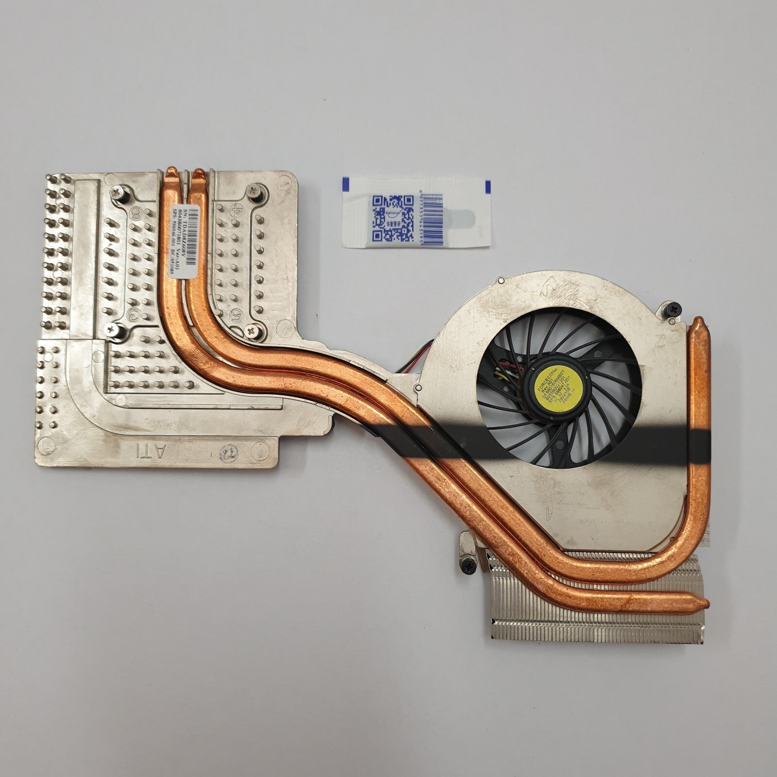 HP EliteBook 8740w Kühler Lüfter Heatsink Fan ATI Grafik inkl Wärmeleitpaste