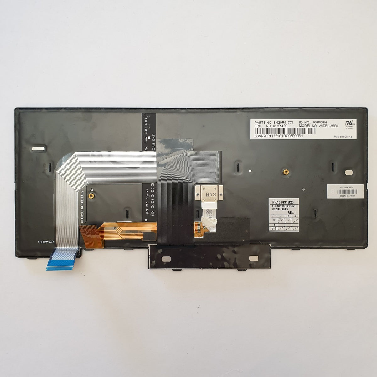 Lenovo ThinkPad T480 Tastatur Spanisch QWERTY Keyboard Beleuchtet ES Backlit