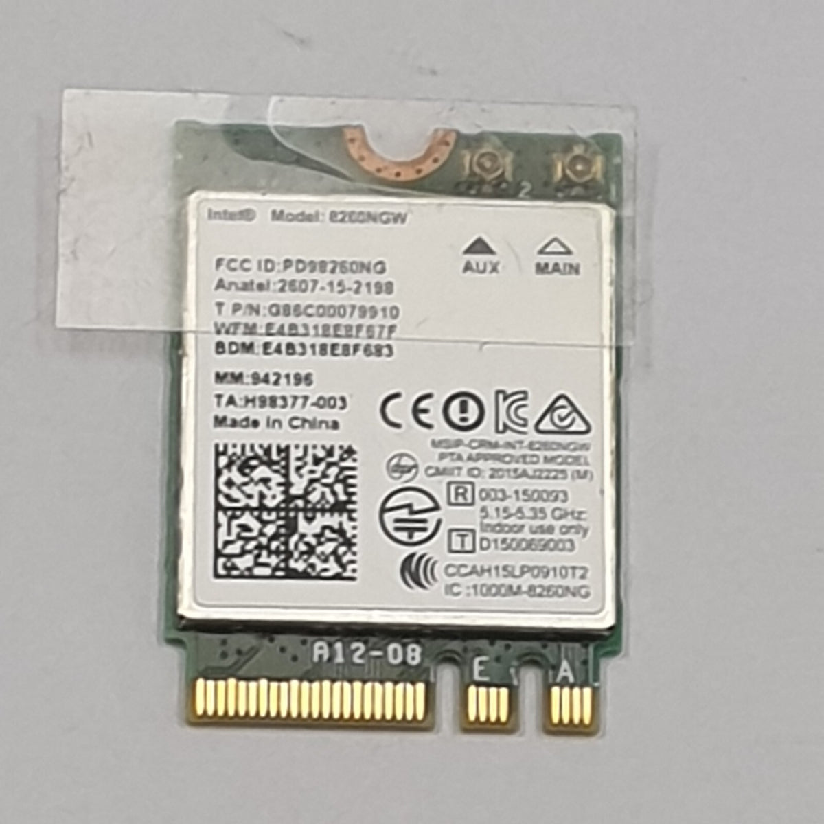 Toshiba Portege A30-C-13U WLAN Karte Wifi Intel 8260NGW Wireless Modul