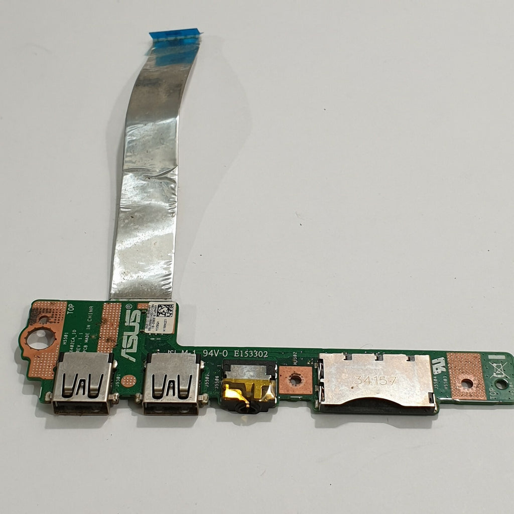 Asus X502C USB Audio Kartenleser Port I/O Board Platine