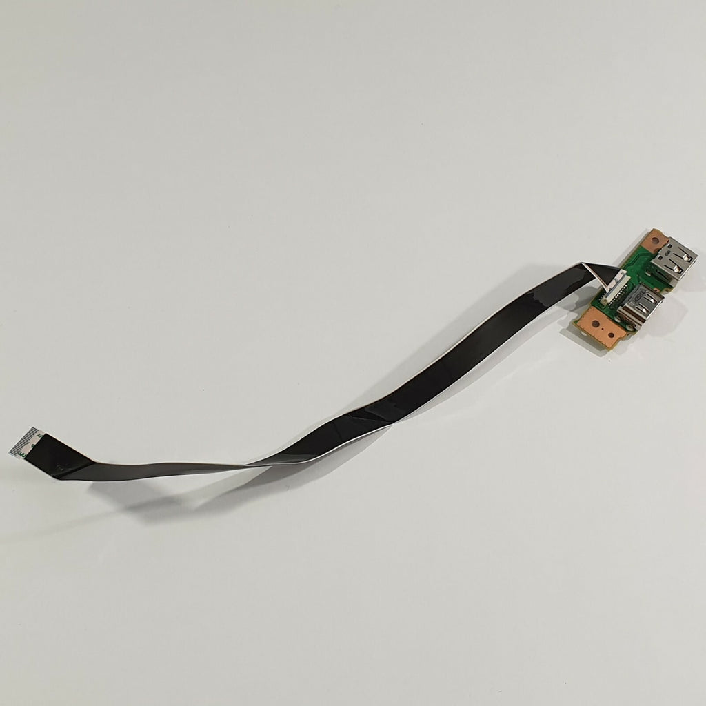 Fujitsu LifeBook E756 HDMI USB Port Platine I/O Board mit Flachbandkabel – Bild 2