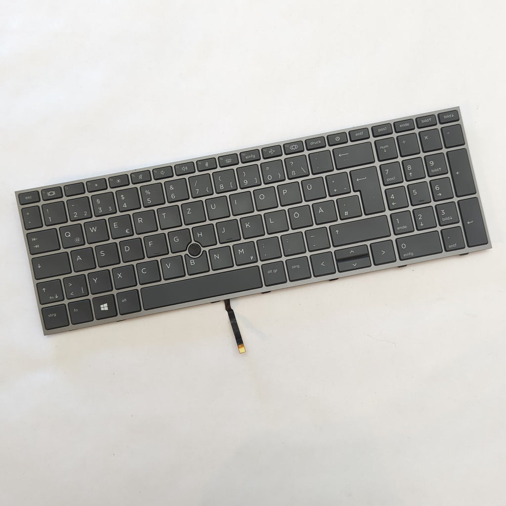 HP ZBook Fury 15 G8 Tastatur Deutsch QWERTZ Keyboard DE Beleuchtet Trackpoint