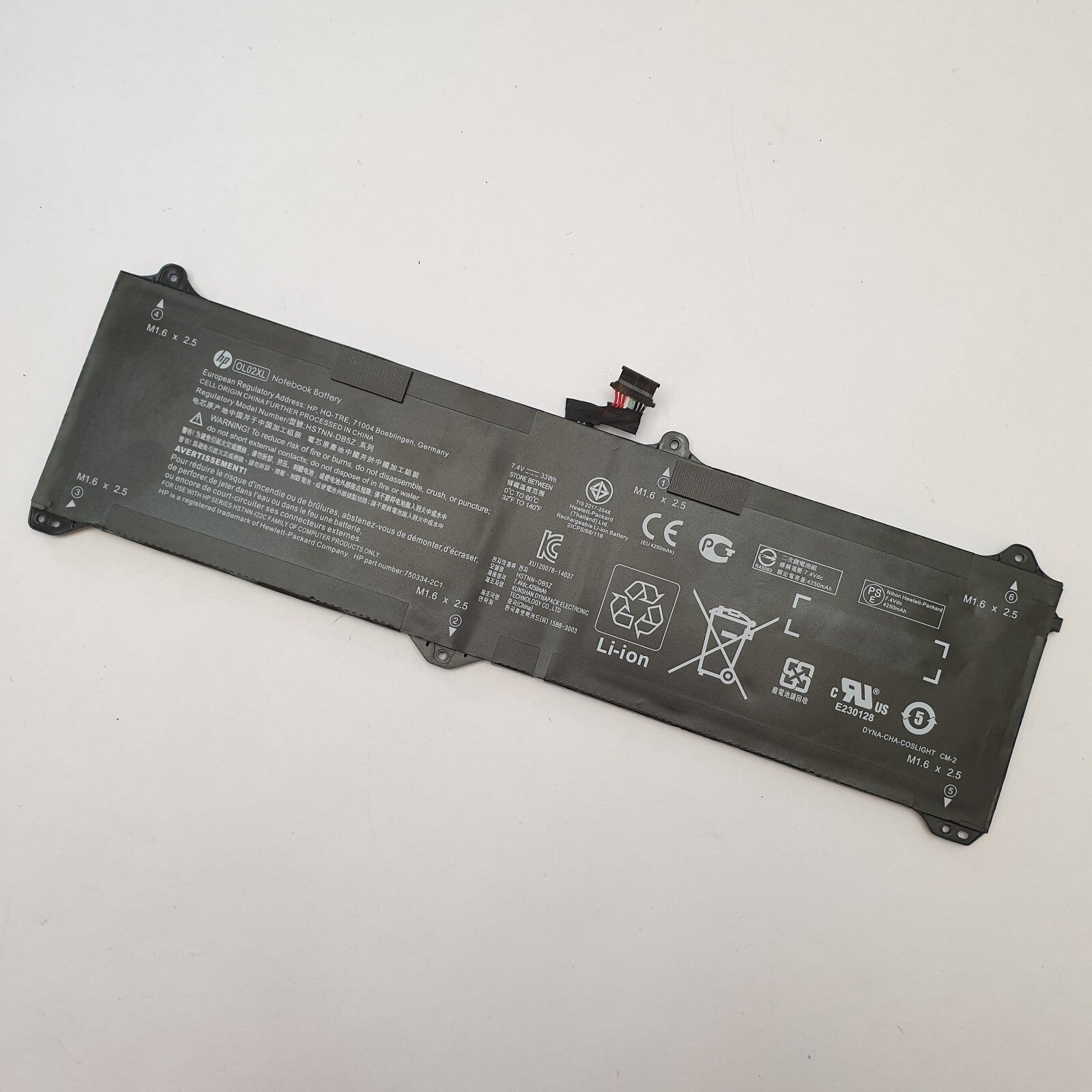 HP Elite x2 1011 G1 Original Akku 4250mAh Li-ion Battery Pack
