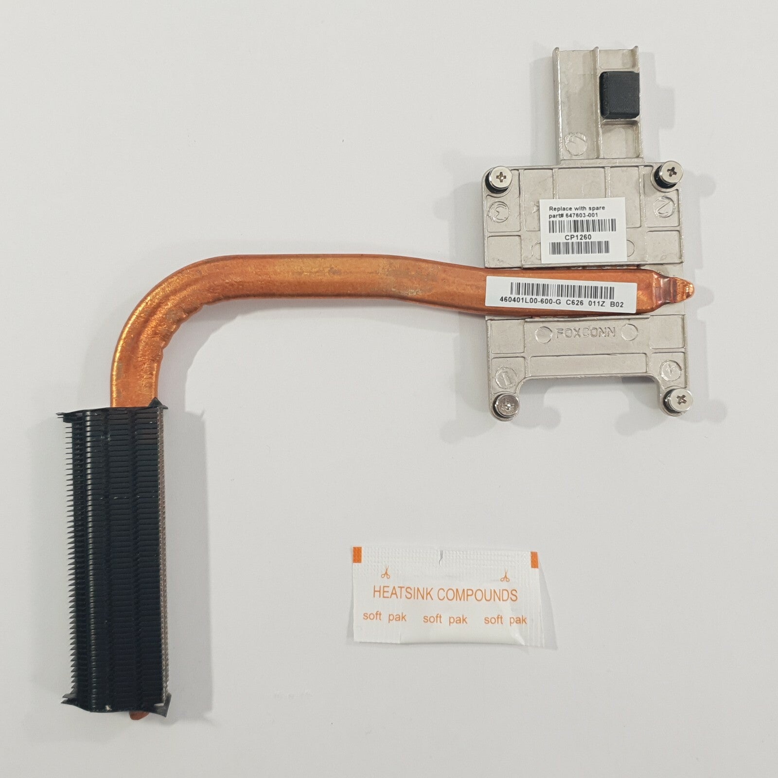 HP ProBook 6560b 8560p Kühler Heatsink mit Wärmeleitpaste