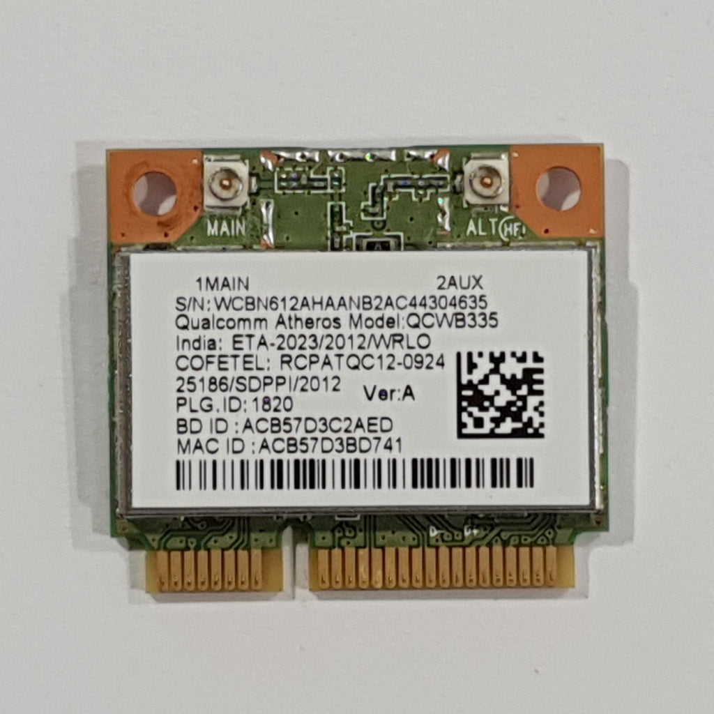 Acer Aspire E5-511G WLAN Karte Wifi Qualcomm Atheros QCWB335 WLAN Karte Wifi