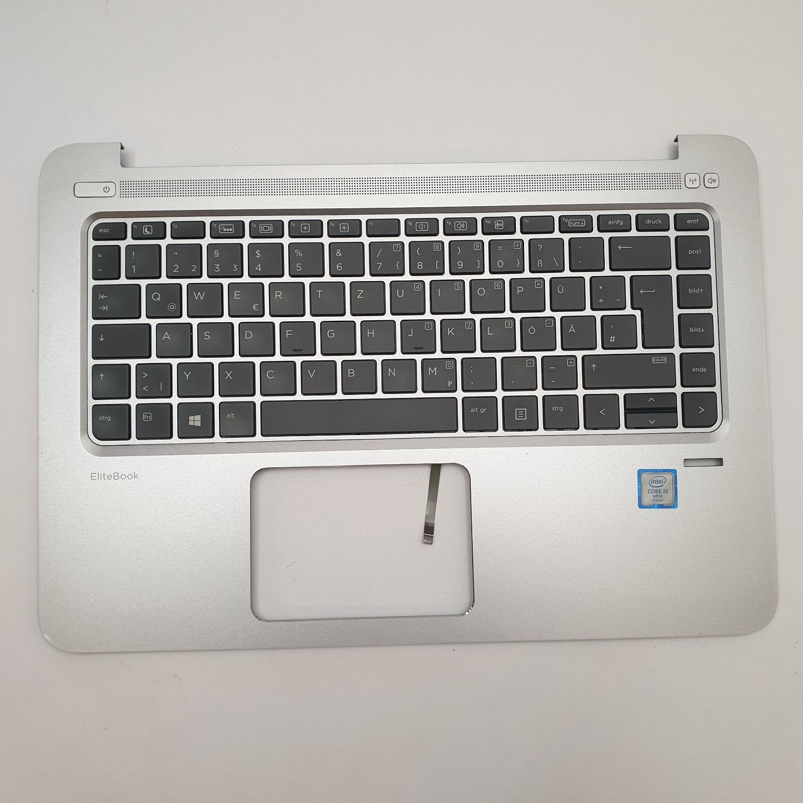 HP EliteBook Folio 1040 G3 Handauflage Tastatur Deutsch Oberteil Palm Rest DE