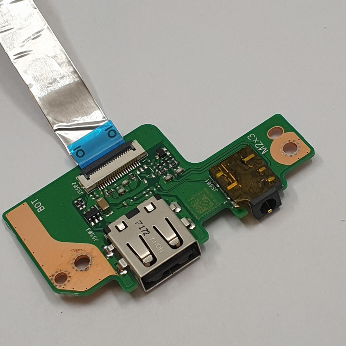 Asus R417N R417NA USB Audio Sound Board I/O Platine mit Flachbandkabel