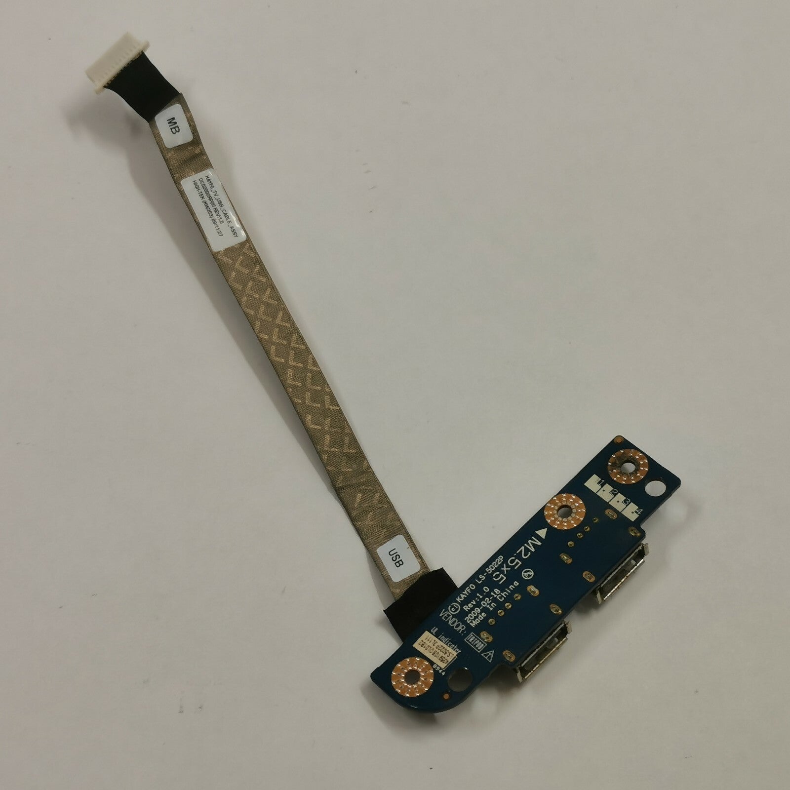 Packard Bell Easynote LJ65 USB Port Board USB Port Platine mit Kabel – Bild 2