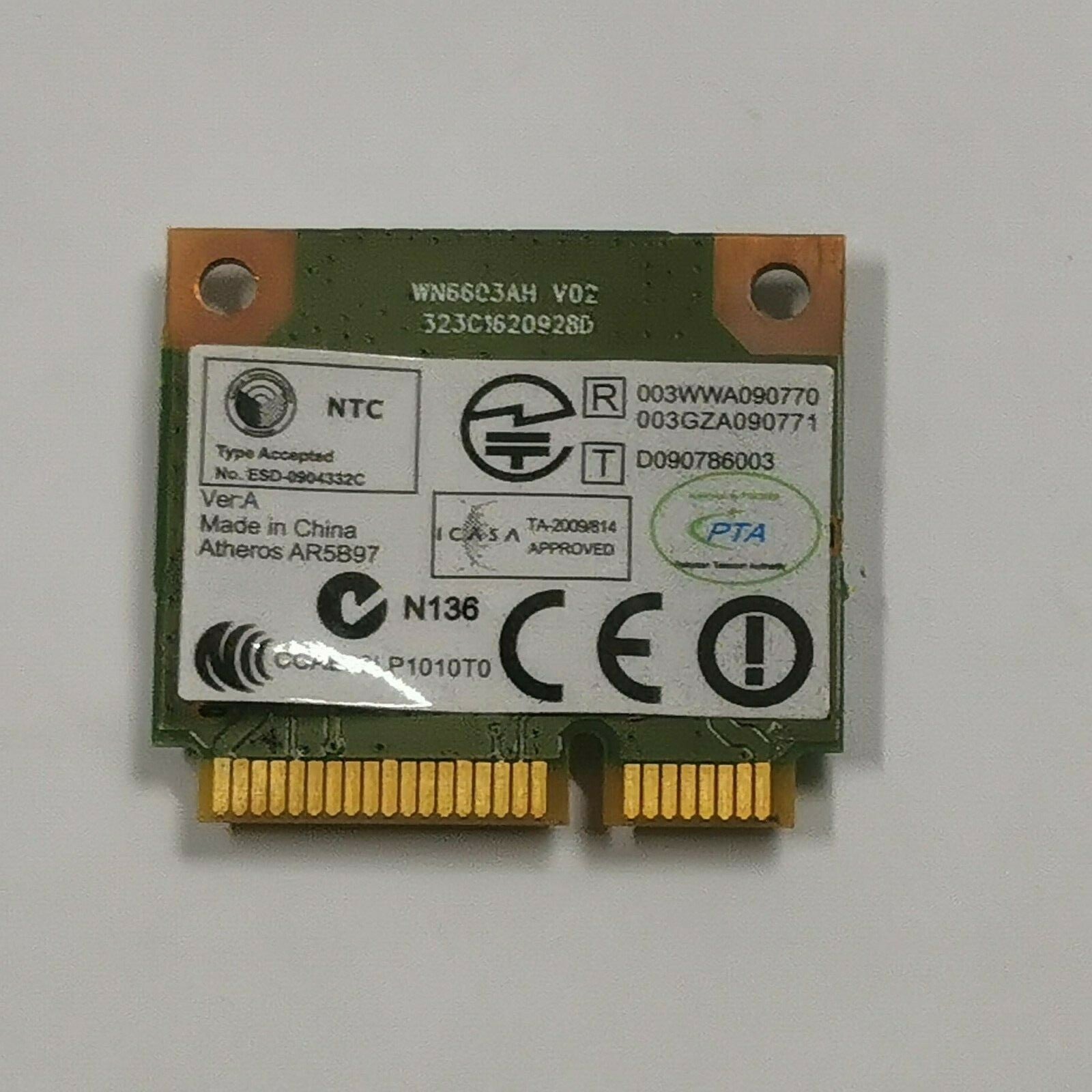 Acer eMachines E728 WLAN Karte Wifi Atheros AR5B97 Wireless Netzwerkkarte – Bild 2