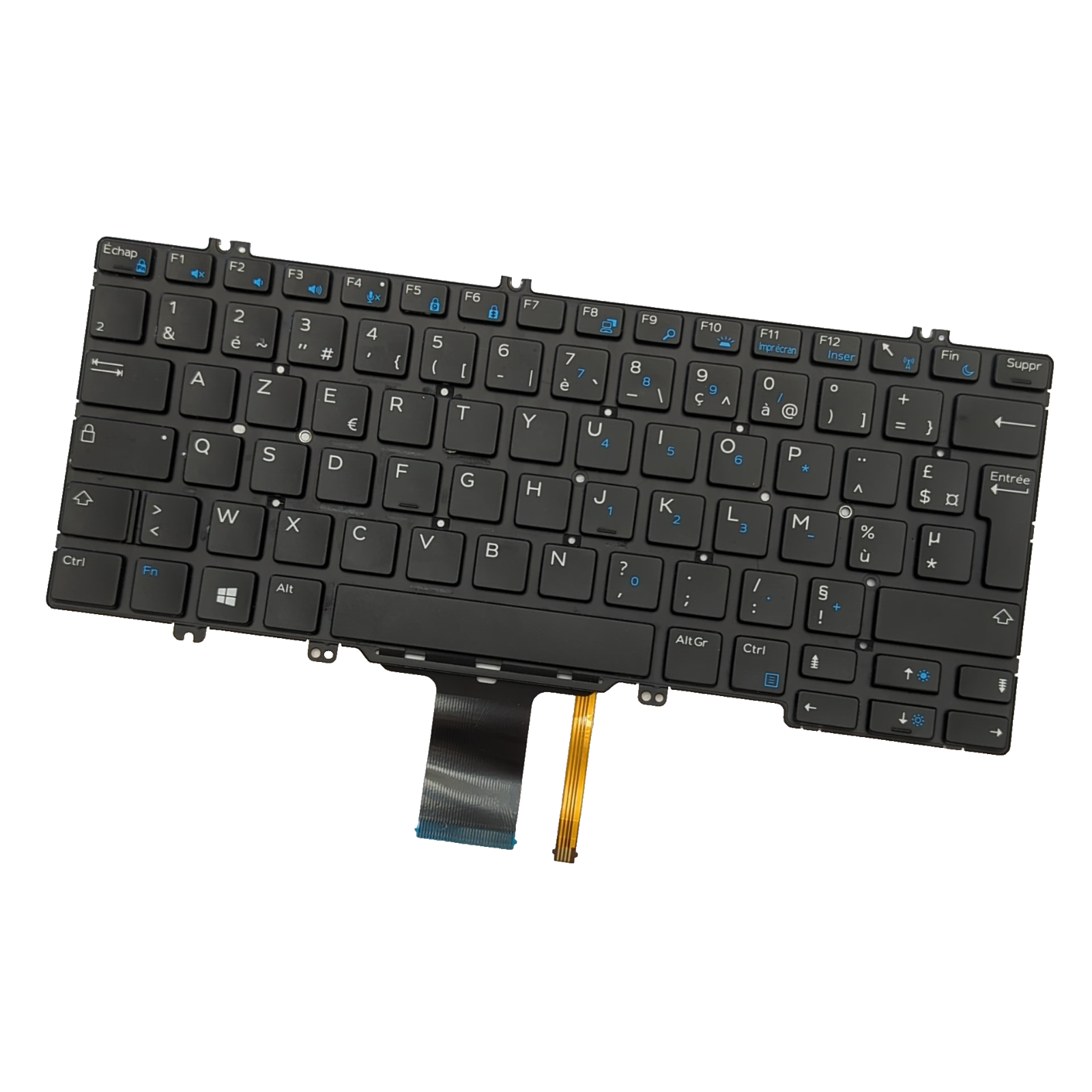 Dell Latitude 7290 Clavier Français AZERTY Backlit Keyboard Tastatur